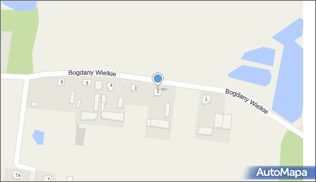 Bogdany Wielkie, Bogdany Wielkie, 2, mapa Bogdany Wielkie