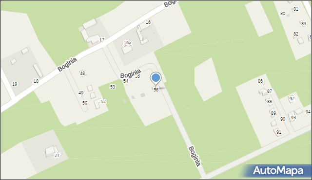 Boginia, Boginia, 56, mapa Boginia