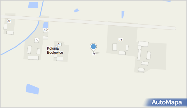 Boglewice, Boglewice, 76, mapa Boglewice