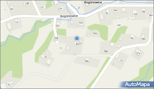 Bogoniowice, Bogoniowice, 53, mapa Bogoniowice