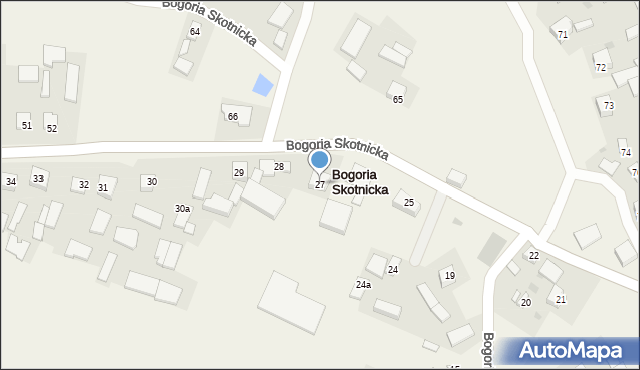 Bogoria Skotnicka, Bogoria Skotnicka, 27, mapa Bogoria Skotnicka