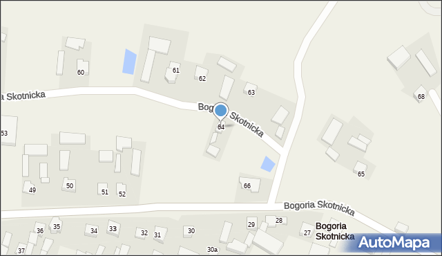 Bogoria Skotnicka, Bogoria Skotnicka, 64, mapa Bogoria Skotnicka