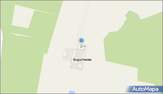 Boguchwała, Boguchwała, 23, mapa Boguchwała