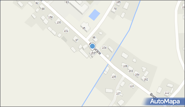 Bogucice, Bogucice, 103, mapa Bogucice