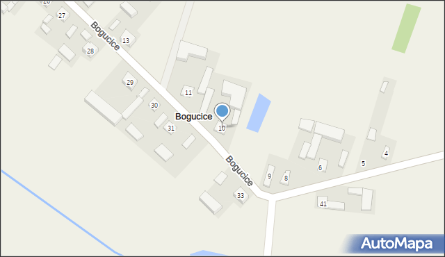 Bogucice, Bogucice, 10, mapa Bogucice