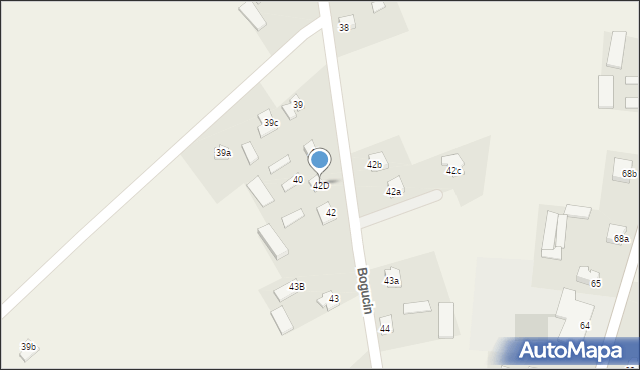 Bogucin, Bogucin, 42D, mapa Bogucin