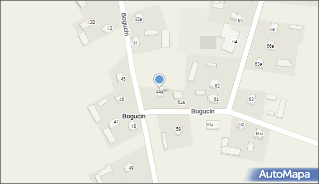 Bogucin, Bogucin, 44a, mapa Bogucin