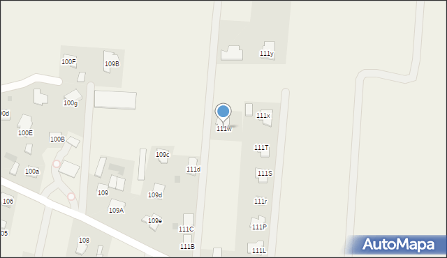 Bogucin, Bogucin, 111n, mapa Bogucin