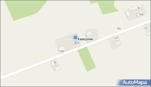 Bogufałów, Bogufałów, 55, mapa Bogufałów