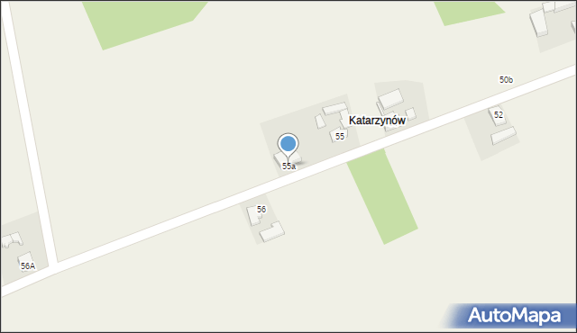 Bogufałów, Bogufałów, 55a, mapa Bogufałów