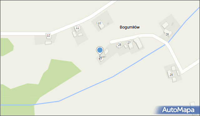 Bogumiłów, Bogumiłów, 25, mapa Bogumiłów