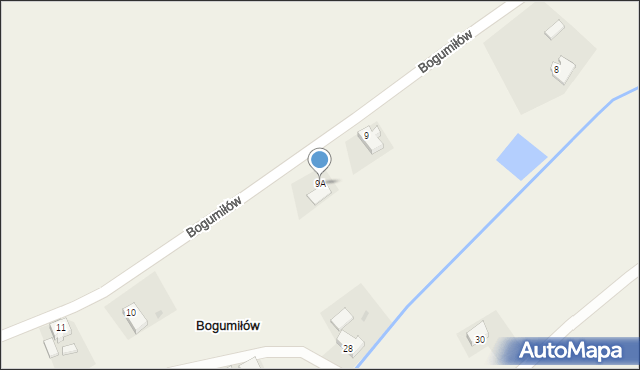 Bogumiłów, Bogumiłów, 9A, mapa Bogumiłów