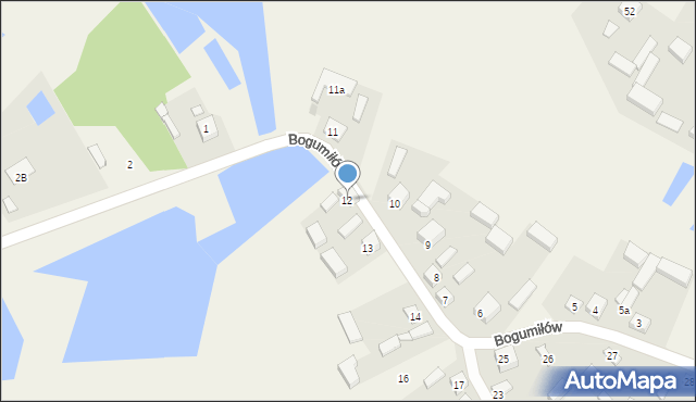 Bogumiłów, Bogumiłów, 12, mapa Bogumiłów