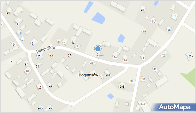 Bogumiłów, Bogumiłów, 2, mapa Bogumiłów