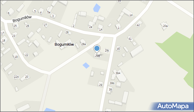 Bogumiłów, Bogumiłów, 29B, mapa Bogumiłów