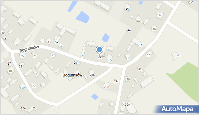 Bogumiłów, Bogumiłów, 2a, mapa Bogumiłów