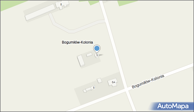 Bogumiłów, Bogumiłów-Kolonia, 7, mapa Bogumiłów