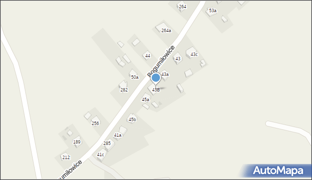 Bogumiłowice, Bogumiłowice, 43B, mapa Bogumiłowice