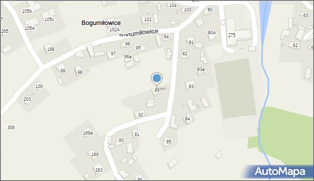 Bogumiłowice, Bogumiłowice, 93, mapa Bogumiłowice