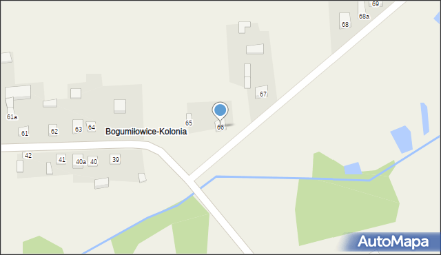 Bogumiłowice, Bogumiłowice, 66, mapa Bogumiłowice