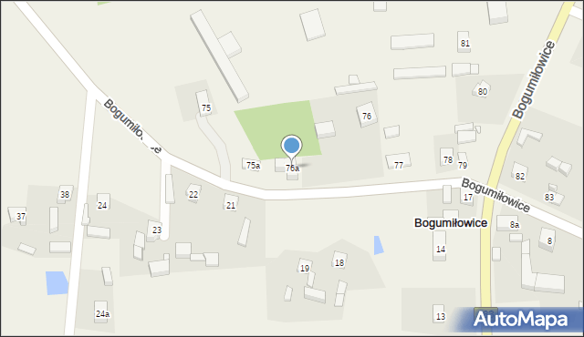 Bogumiłowice, Bogumiłowice, 76a, mapa Bogumiłowice