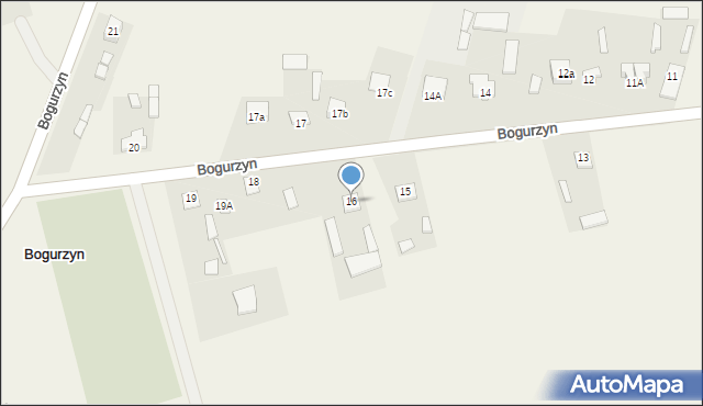 Bogurzyn, Bogurzyn, 16, mapa Bogurzyn