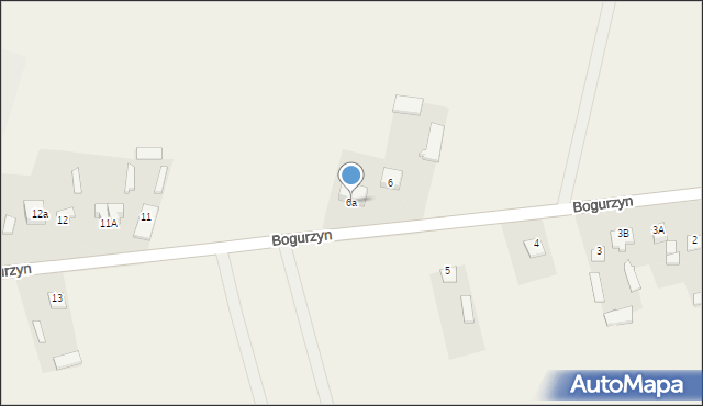 Bogurzyn, Bogurzyn, 6a, mapa Bogurzyn