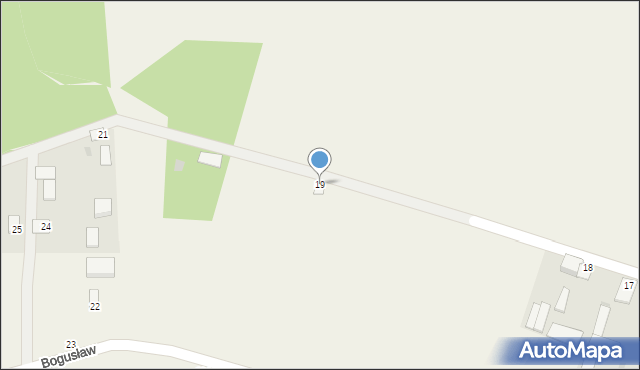 Bogusław, Bogusław, 19, mapa Bogusław