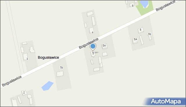 Bogusławice, Bogusławice, 5, mapa Bogusławice