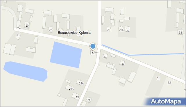 Bogusławice, Bogusławice, 24, mapa Bogusławice