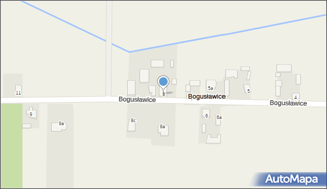 Bogusławice, Bogusławice, 8, mapa Bogusławice