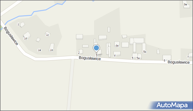 Bogusławice, Bogusławice, 3, mapa Bogusławice