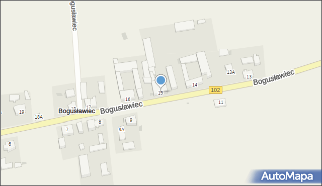 Bogusławiec, Bogusławiec, 15, mapa Bogusławiec