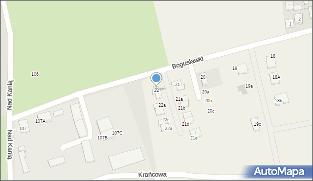 Bogusławki, Bogusławki, 22, mapa Bogusławki