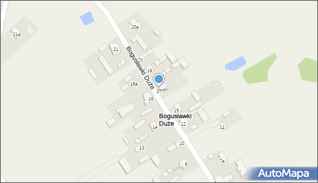 Bogusławki Duże, Bogusławki Duże, 17, mapa Bogusławki Duże