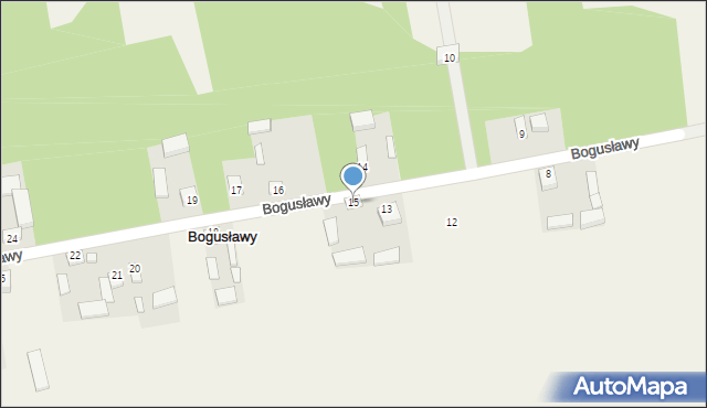 Bogusławy, Bogusławy, 15, mapa Bogusławy
