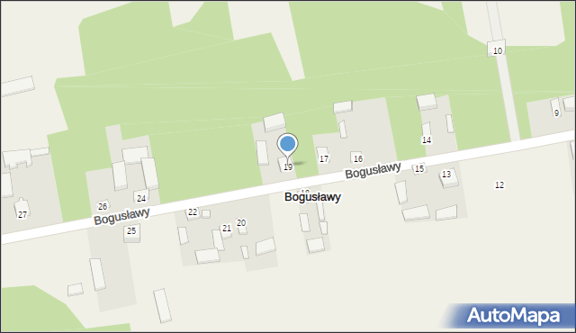 Bogusławy, Bogusławy, 19, mapa Bogusławy