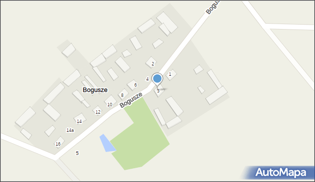 Bogusze, Bogusze, 3, mapa Bogusze