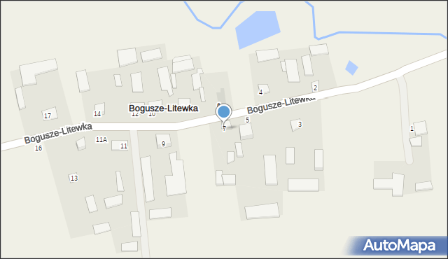 Bogusze-Litewka, Bogusze-Litewka, 7, mapa Bogusze-Litewka