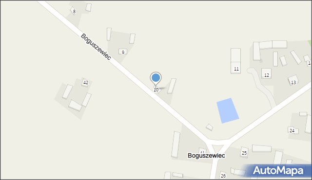 Boguszewiec, Boguszewiec, 10, mapa Boguszewiec