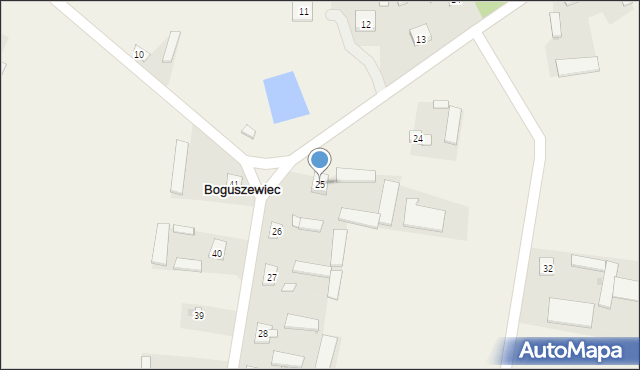 Boguszewiec, Boguszewiec, 25, mapa Boguszewiec