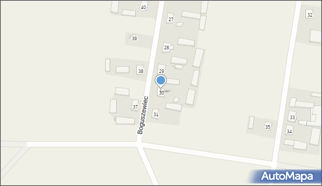 Boguszewiec, Boguszewiec, 30, mapa Boguszewiec
