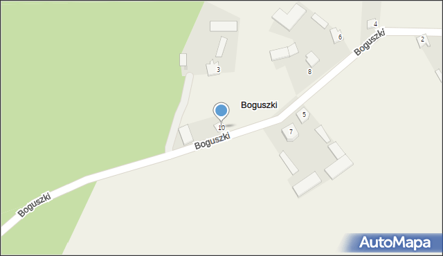 Boguszki, Boguszki, 10, mapa Boguszki