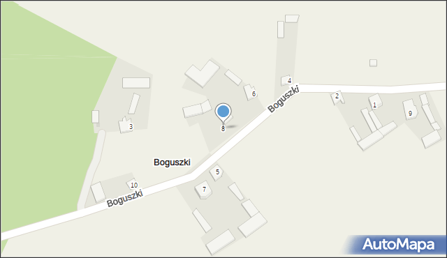 Boguszki, Boguszki, 8, mapa Boguszki