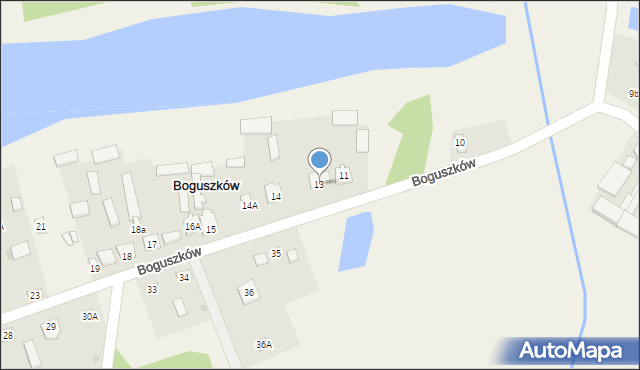 Boguszków, Boguszków, 13, mapa Boguszków