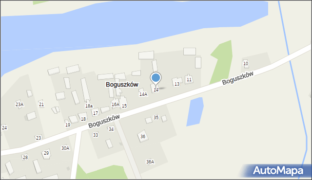 Boguszków, Boguszków, 14, mapa Boguszków