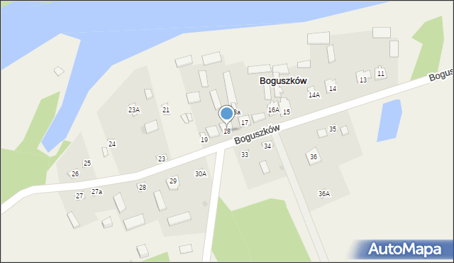 Boguszków, Boguszków, 18, mapa Boguszków