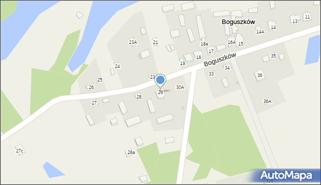 Boguszków, Boguszków, 29, mapa Boguszków