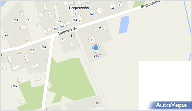 Boguszków, Boguszków, 36A, mapa Boguszków