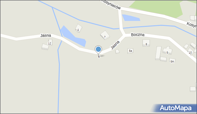 Boguszów-Gorce, Boczna, 6, mapa Boguszów-Gorce